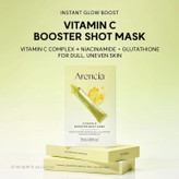 ماسک ورقه ای شفاف کننده ویتامین سی آرنسیا مدل Booster Shot پک 5 عددی