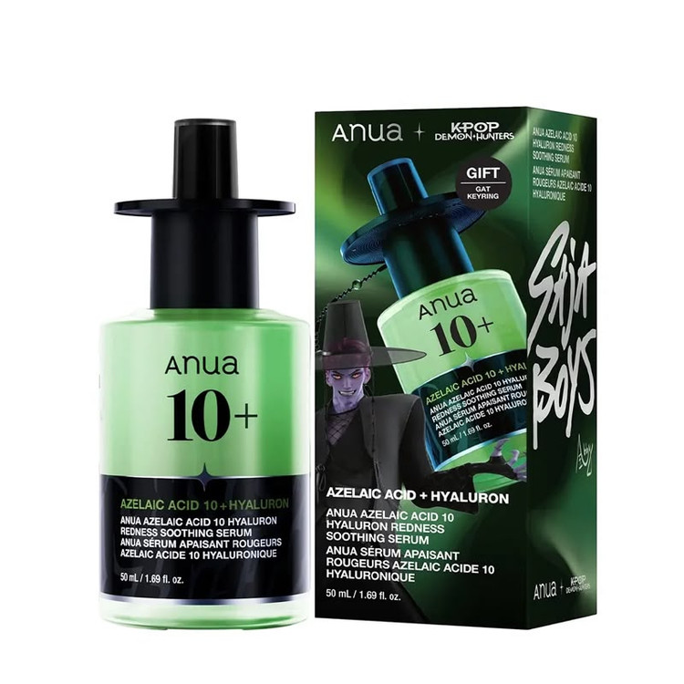 سرم تسکین دهنده ضد قرمزی آزلائیک اسید 10% و هیالورون آنوا (نسخه نتفلیکس) 50 میل